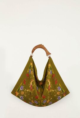 Farm Rio Verschiedene Farben Satin Schal Mini Tasche