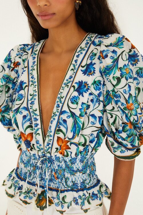 Farm Rio Verschiedene Farben Bluse