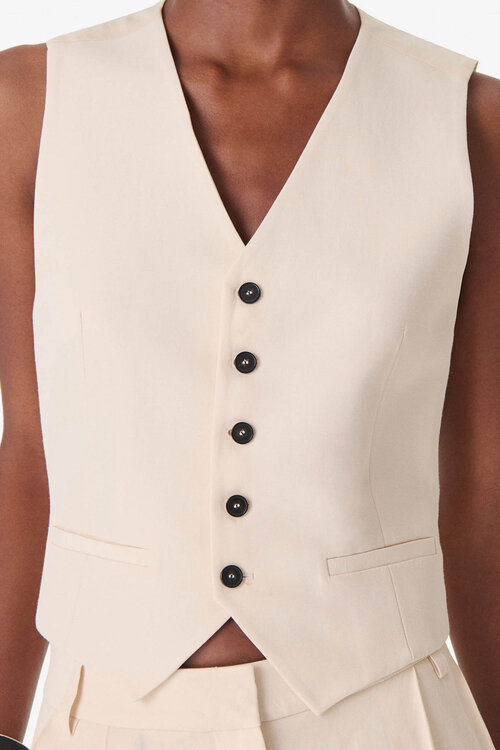 IRO Creme Gilet