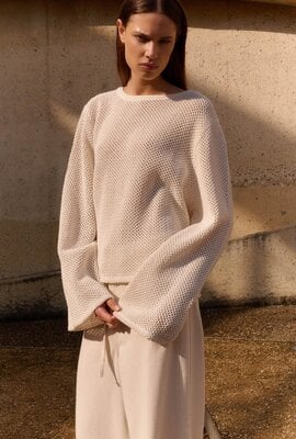 Club L'avenir Ecru Pullover Oriana