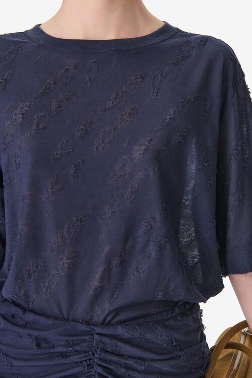 IRO Marineblaue Bluse