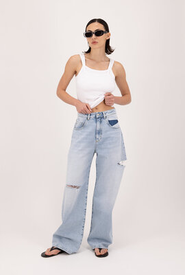 Icon Denim Hellblaue Jeans