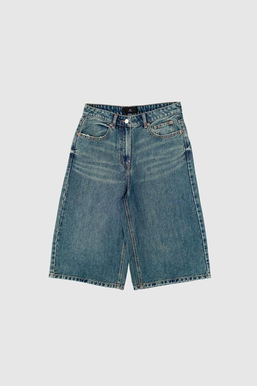 WITHBLACK Indigo WBLGALA BLUE HW DENIM BERMUDA