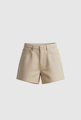 WITHBLACK Oatmeal WBLKAROLINA MW DENIM SHORTS