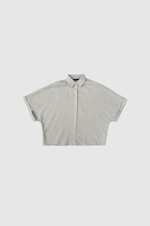 WITHBLACK Graues WBLBIANCA FLEDERMAUSÄRMEL-SHIRT