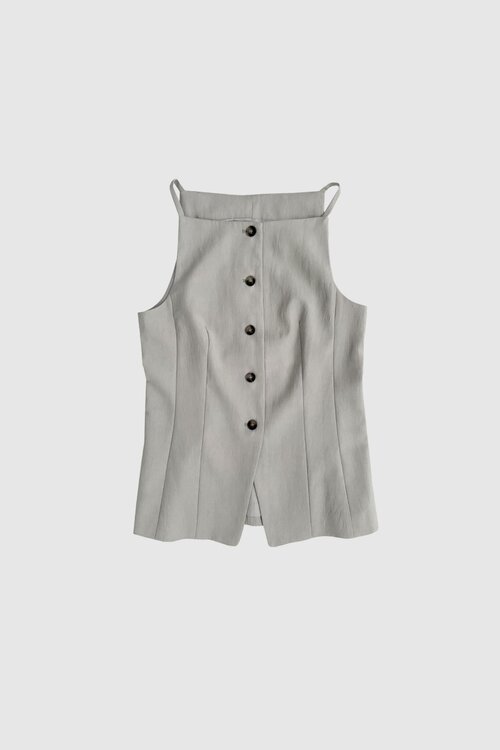 WITHBLACK Graues WBLMARITSA WAISTCOAT