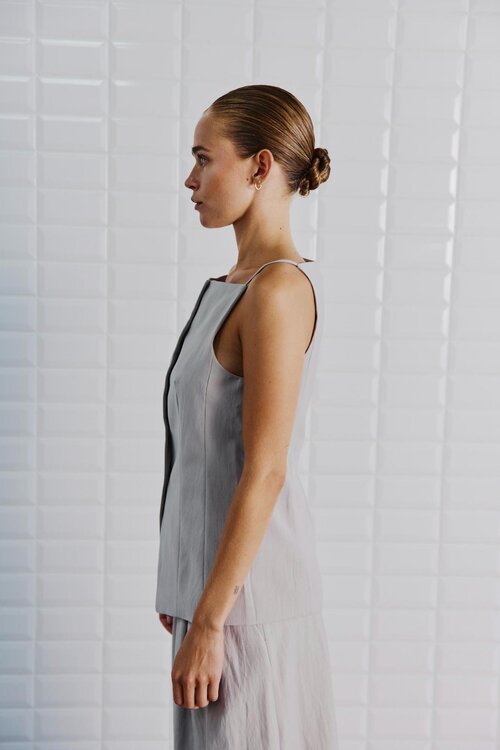 WITHBLACK Graues WBLMARITSA WAISTCOAT