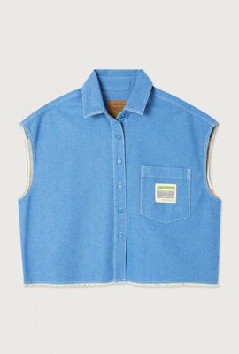 American Vintage Blaue Bluse