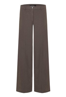 Cambio Braune Adrienne Leinenhose