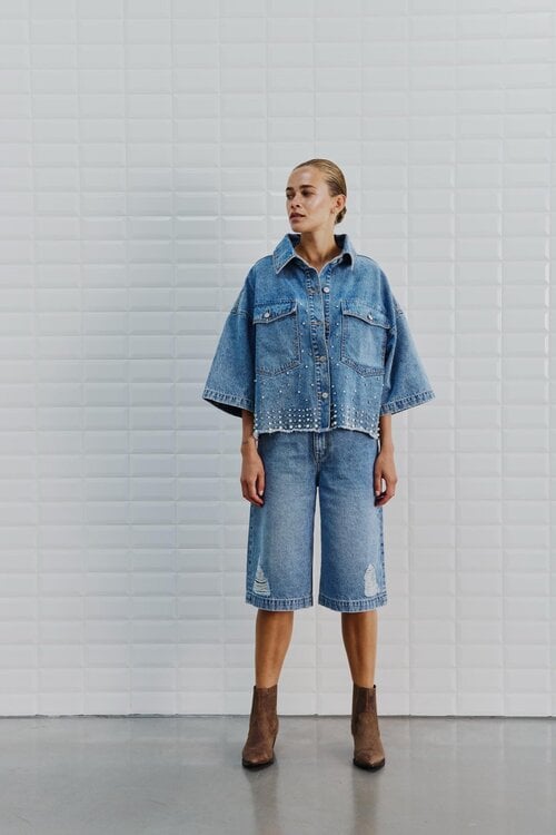 WITHBLACK Sky Blue WBLWONDER LONG BERMUDA