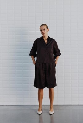 WITHBLACK Braun WBLPADDIE SATIN BERMUDA