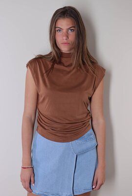 Co'couture Orangenes Camilla-Hemd