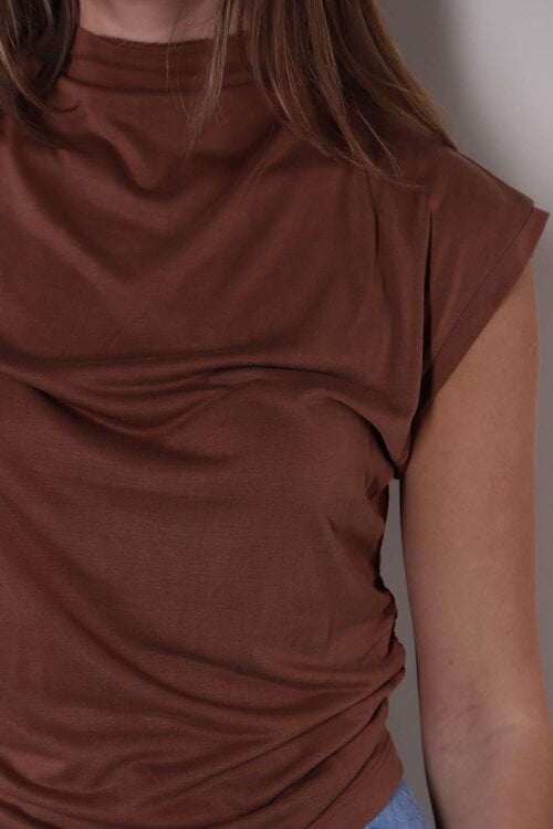 Co'couture Orangenes Camilla-Hemd