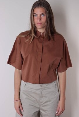 Co'couture Orangenes Elara-Hemd