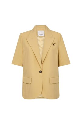 Co'couture Gelber Nilian Blazer mit schmaler Passform