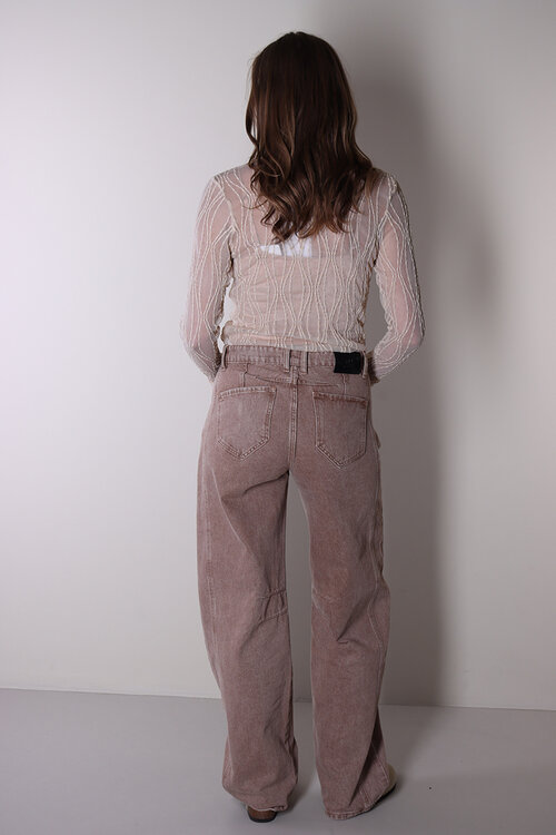 Co'couture Sand Marcy Mesh Bluse