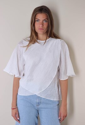 Co'couture Weiße Conny Bluse