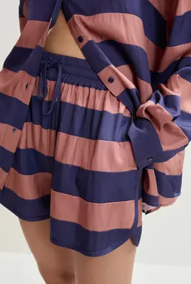 Essentiel Antwerp Indigo Mini Sportshorts