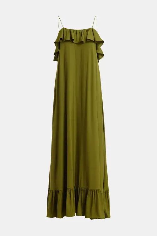 Essentiel Antwerp Grünes Maxikleid