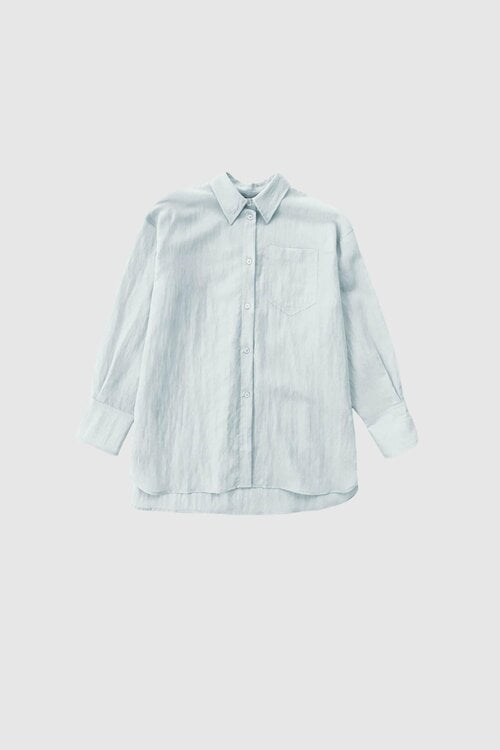 WITHBLACK Hellblaues WBLSHORTY SOFT LS HEMD
