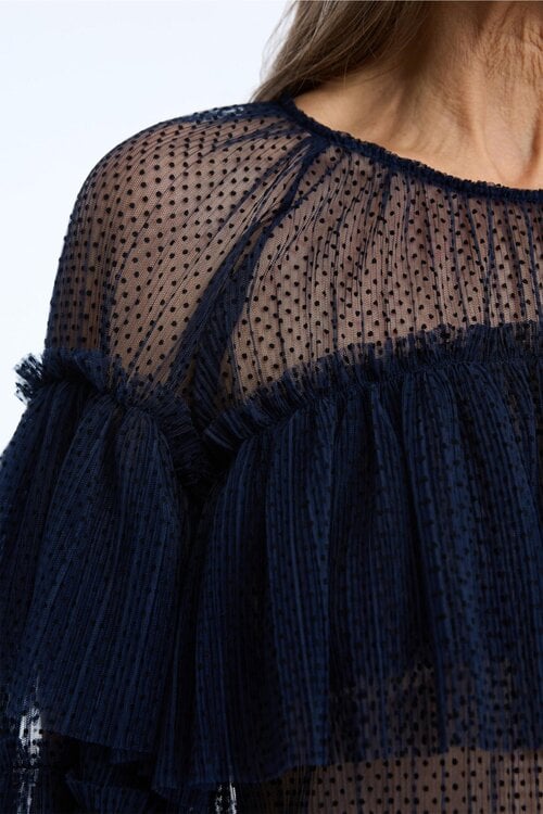 Munthe Marineblaue Bluse