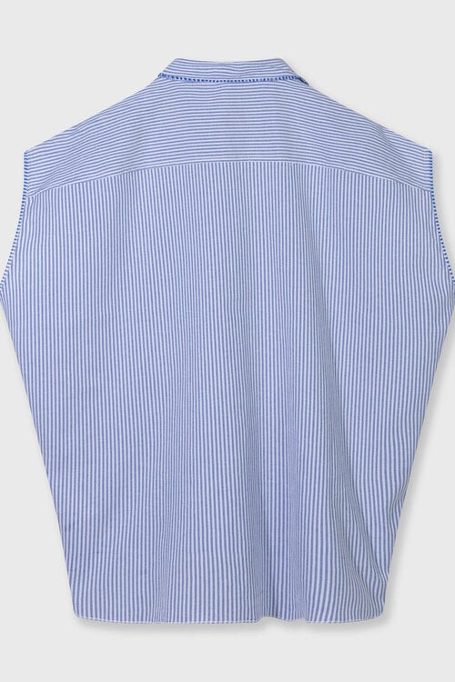 10Days Baumwollbluse Streifen blau