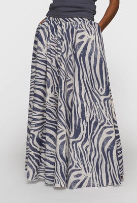 10Days weiter Rock Zebra-Voile