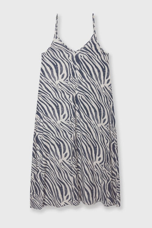 10Days Trägerkleid Zebra