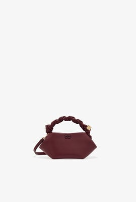Ganni Bordeaux Tasche