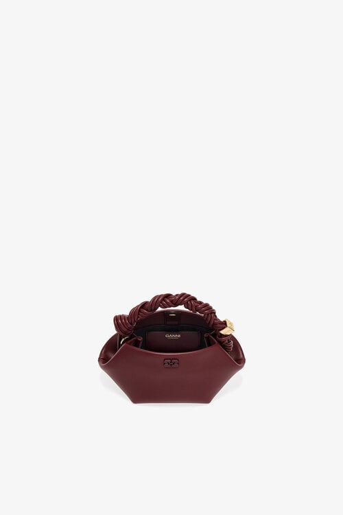 Ganni Bordeaux Tasche