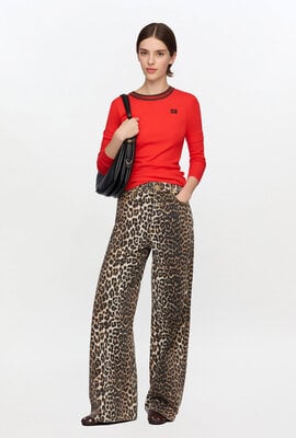 Ganni Rotes T-Shirt