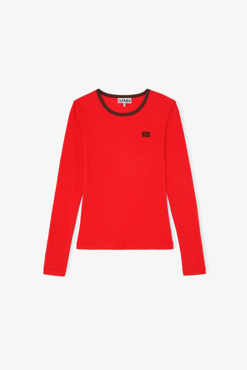Ganni Rotes T-Shirt