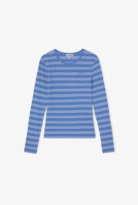 Ganni Hellblaues T-Shirt