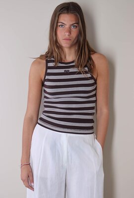 Ganni Braunes Tanktop