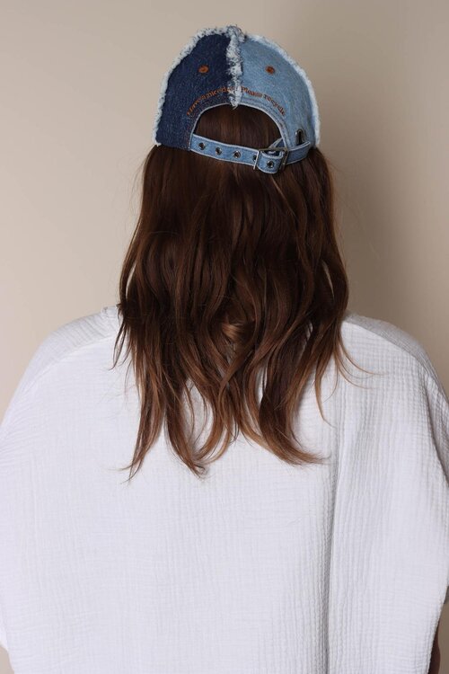 Ganni Indigo Cap