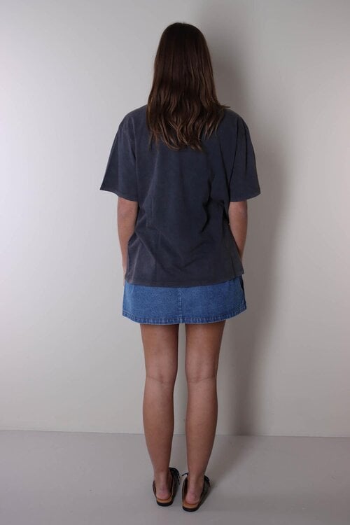 Haute L'Amitie Anthrazit Logo Circle Tee
