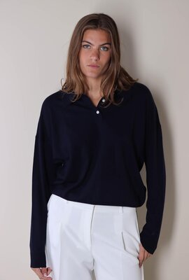 March23 Marineblauer Pullover
