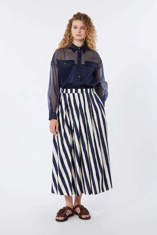 Max Mara Weekend Marineblaue Bluse