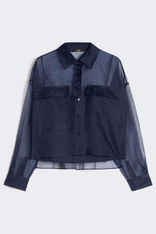 Max Mara Weekend Marineblaue Bluse
