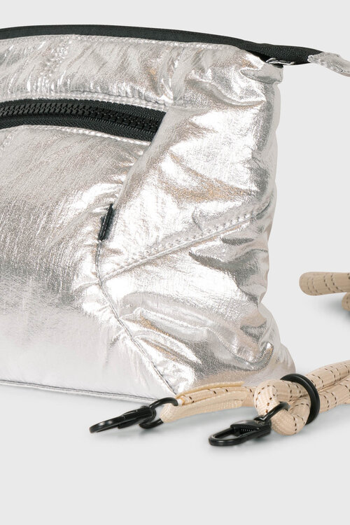 10Days Silberne Bananen-Mini-Tasche