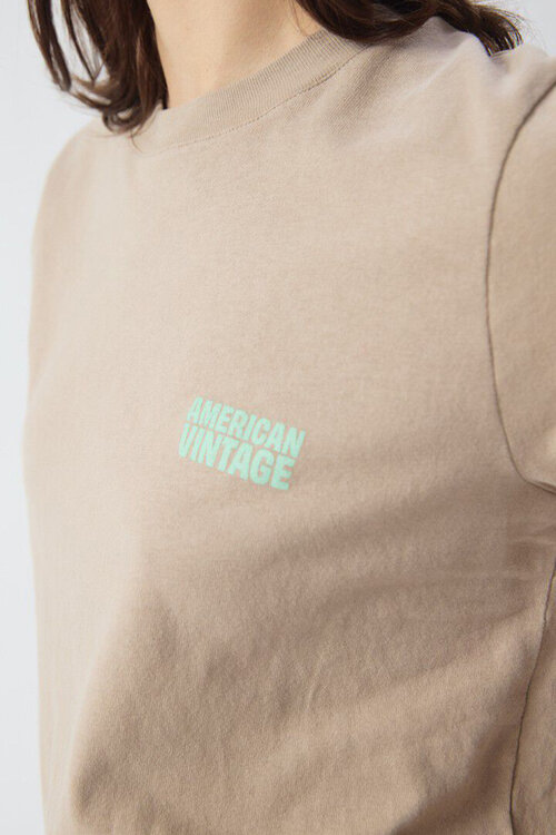 American Vintage Braunes T-Shirt