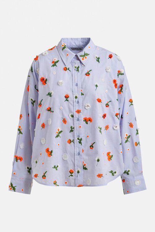 Essentiel Antwerp Hellblauwe Bluse