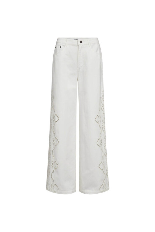 Co'couture Off White Colette Stickerei Hose