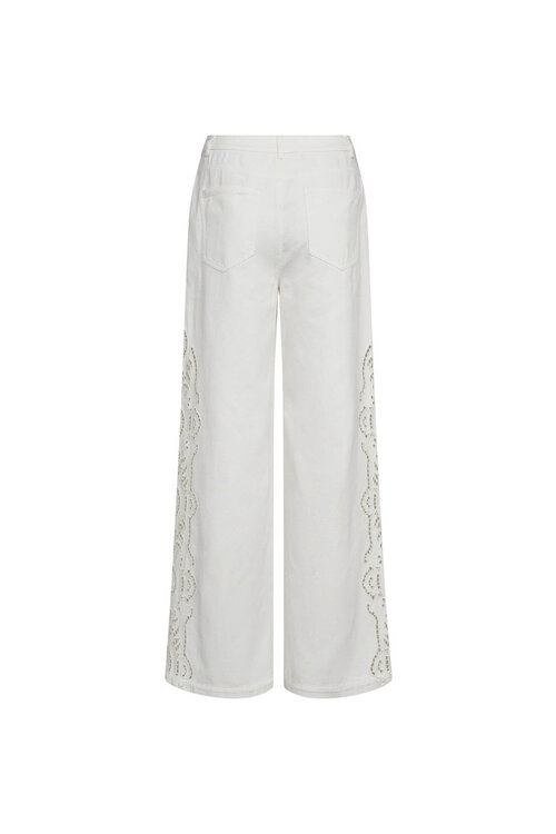 Co'couture Off White Colette Stickerei Hose