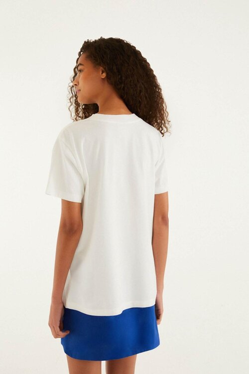 Farm Rio Blau/weißes Starfish Relaxed T-Shirt