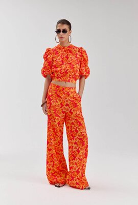 Harper & Yve Orange MACEY BLOUSE