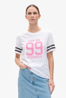Baum Und Pferdgarten Weißes T-Shirt