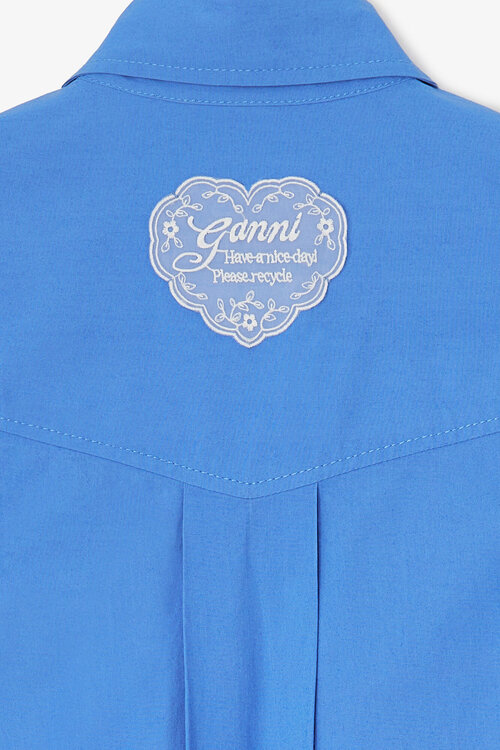 Ganni Marinebluse
