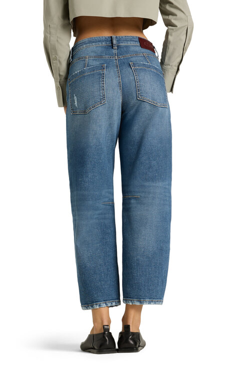 Cambio Blaue Elia Barrel Jeans