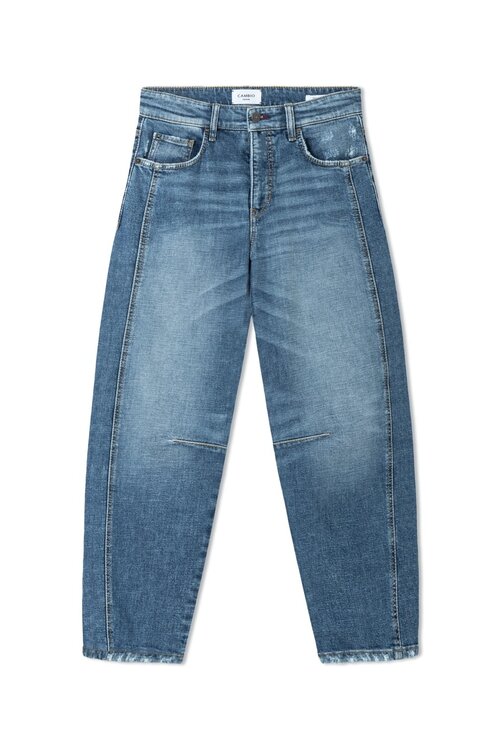 Cambio Blaue Elia Barrel Jeans